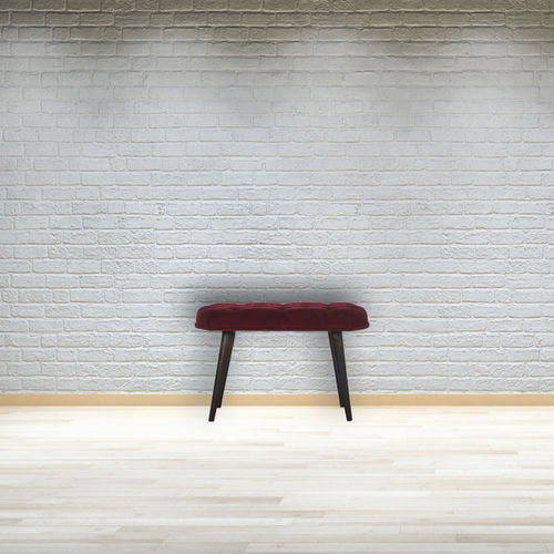 Banquette design scandinave - IN1448 - Artisan Furniture - en velours / avec piètement en bois massif / en bois massif