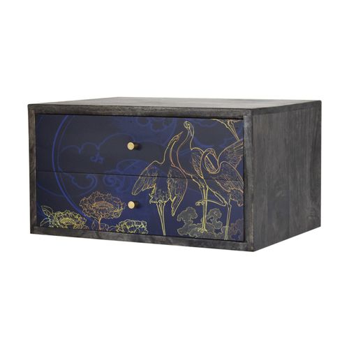 Table de chevet contemporaine - AVANTI SHANGRI-LA  - Artisan Furniture - en bois massif / en MDF / avec piètement en bois massif