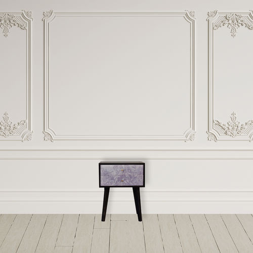 Table de chevet de style scandinave - AVANTI GARDEN OF VENUS - Artisan Furniture - en bois massif / en MDF / avec piètement en bois massif