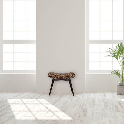 Banquette design scandinave - LEOPARD - Artisan Furniture - en velours / avec piètement en bois massif / en bois massif