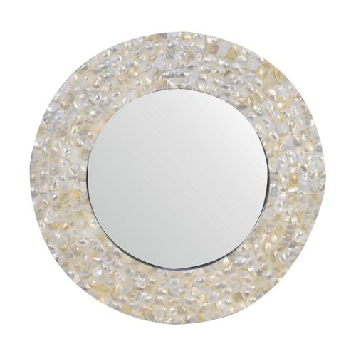 Miroir mural - MOSAIC  - Artisan Furniture - contemporain / rond / en bois massif