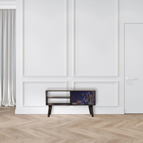 Meuble multimédia de style scandinave - AVANTI SHANGRI-LA - Artisan Furniture - avec tiroirs / avec étagères / pour usage résidentiel