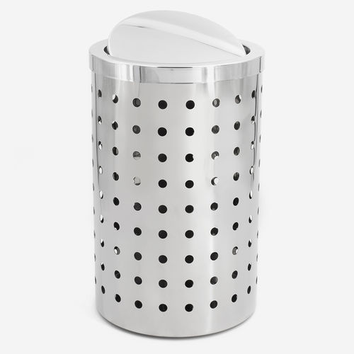 Poubelle de salle de bain - Punch - BATH BAZAAR - en inox / à couvercle basculant / d'intérieur