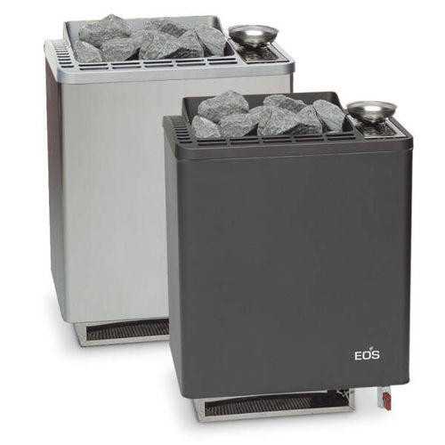 Poêle de sauna électrique - eos Bi-O Tec - Fire Ice Systemtec Georg Zelger e.K. - 5 kW - 10 kW / au sol / en inox