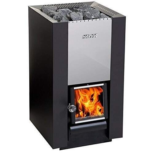 Poêle de sauna à bois - Harvia 22 - Fire Ice Systemtec Georg Zelger e.K. - 10 kW - 20 kW / au sol / en métal