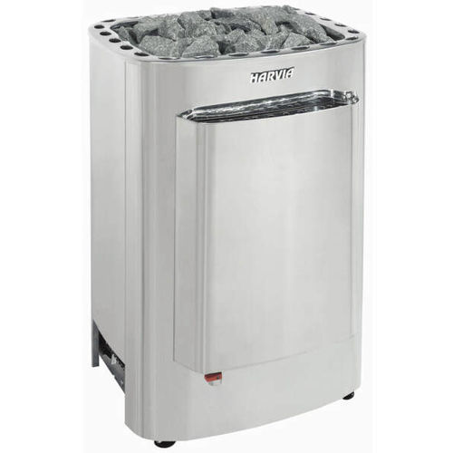 Poêle de sauna électrique - Harvia Club Combi k11gs - Fire Ice Systemtec Georg Zelger e.K. - 11 kW / au sol / en inox