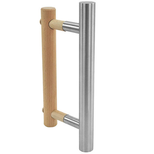 Poignée de tirage de porte - Premium - Fire Ice Systemtec Georg Zelger e.K. - en inox / en hêtre / contemporaine