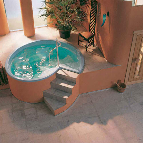 Baignoire ronde - Dip Rondo 125 - Fire Ice Systemtec Georg Zelger e.K. - intégrée / à usage professionnel / en polyester
