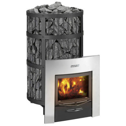 Poêle de sauna à bois - Harvia Legend 300 Duo - Fire Ice Systemtec Georg Zelger e.K. - 20 kW - 50 kW / au sol / en acier