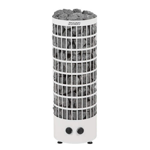 Poêle de sauna électrique - Harvia Cilindro pc90ee  - Fire Ice Systemtec Georg Zelger e.K. - 9 kW / au sol / en inox