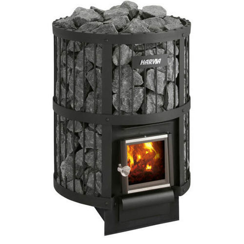 Poêle de sauna à bois - Harvia Legend 240 - Fire Ice Systemtec Georg Zelger e.K. - 20 kW - 50 kW / au sol / en acier