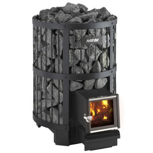 Poêle de sauna à bois - Harvia Legend 240 sl - Fire Ice Systemtec Georg Zelger e.K. - 20 kW - 50 kW / au sol / en acier