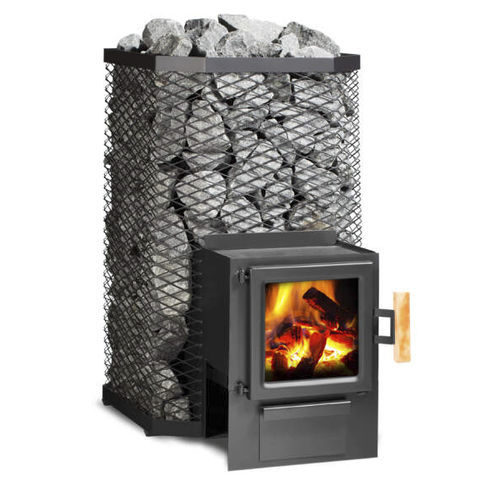 Poêle de sauna électrique - FinTec Arthur mh - Fire Ice Systemtec Georg Zelger e.K. - 9 kW / à poser / en acier