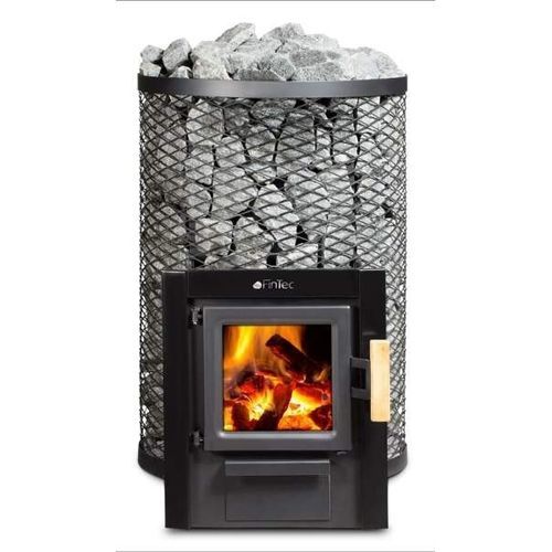 Poêle de sauna électrique - FinTec Kjeld mh - Fire Ice Systemtec Georg Zelger e.K. - 9 kW / au sol / en métal