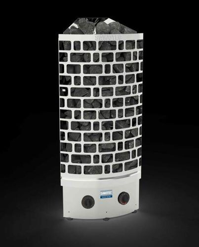 Poêle de sauna électrique - ari eck - Fire Ice Systemtec Georg Zelger e.K. - 7,5 kW / au sol / en inox