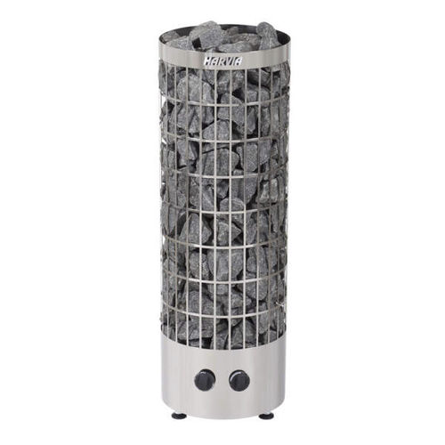 Poêle de sauna électrique - HARVIA CILINDRO H EE - Fire Ice Systemtec Georg Zelger e.K. - 11 kW / au sol / en inox