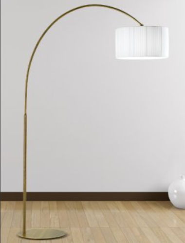Lampe sur pied - 6985/1PP - LAM Export - en acier / en tissu / classique