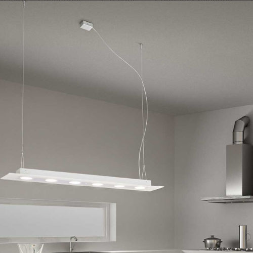 Suspension - GALATEA - LAM Export - en acier / en verre / contemporaine