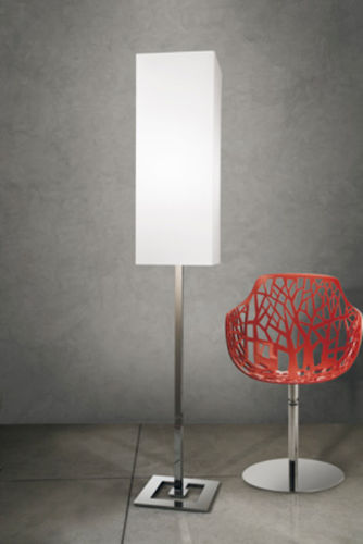 Lampe sur pied - HILTON - LAM Export - en acier / en tissu / contemporaine