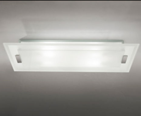 Plafonnier contemporain - JAZZ - LAM Export - rectangulaire / en verre / en acier