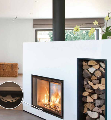 Cheminée à bois - CONCEPT 690 DF - BODART & GONAY - à encastrer / adossée / centrale
