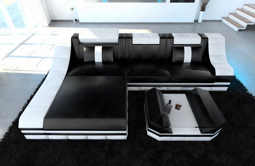 Canapé d'angle - NEW YORK L - Sofa dreams - compact / contemporain / en cuir