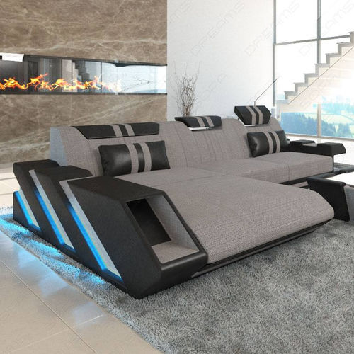 Canapé modulable - Apollonia L - Sofa dreams - d'angle / contemporain / en tissu