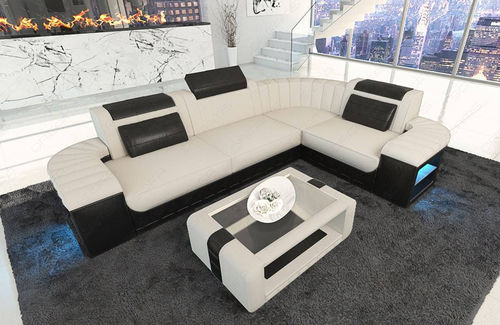 Canapé modulable - Bergamo U - Sofa dreams - d'angle / contemporain / en tissu