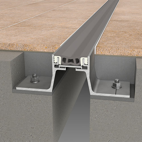 Joint de dilatation en caoutchouc - GFT SERIES - CS Construction Specialties - en thermoplastique / en aluminium / pour sol