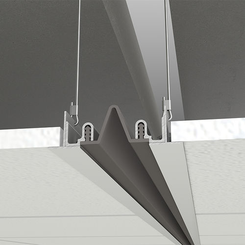 Joint de dilatation en aluminium - FCS SERIES - CS Construction Specialties - mur / pour plafond / à joint