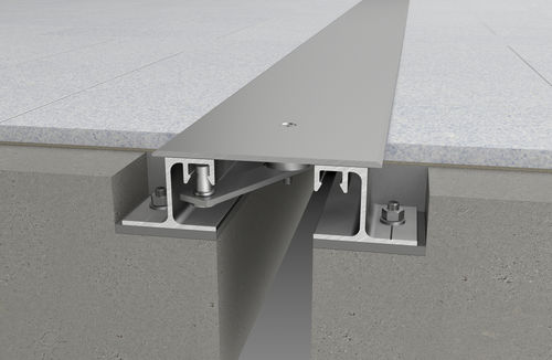 Joint de dilatation en aluminium - SJP-S SERIES - CS Construction Specialties - en inox / de sol / mur