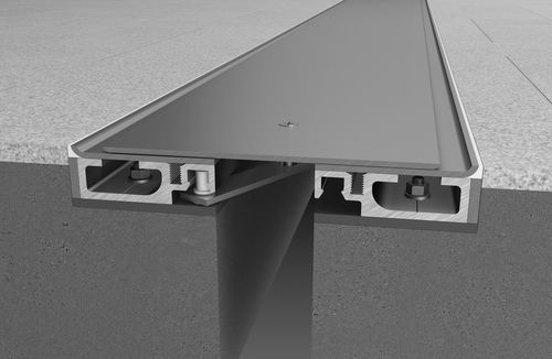Joint de dilatation en métal - SJ-S & SJ-HDS SERIES - CS Construction Specialties - en inox / de sol / mur