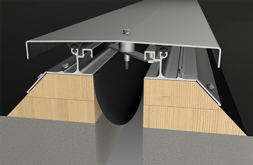 Couvre-joint en polyéthylène - RJT & SRJ SERIES - CS Construction Specialties - en caoutchouc / en aluminium / pour joint de dilatation