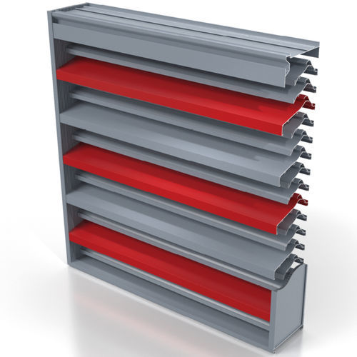 Grille de ventilation en aluminium - B-7505 - CS Construction Specialties - rectangulaire / d'extérieur / d'intérieur