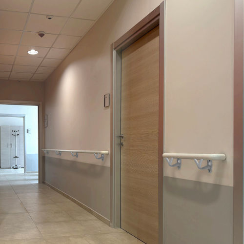 Main courante en composite - YHL.40 - STYLA s.r.l. - en fonte d'aluminium / avec traitement antimicrobien