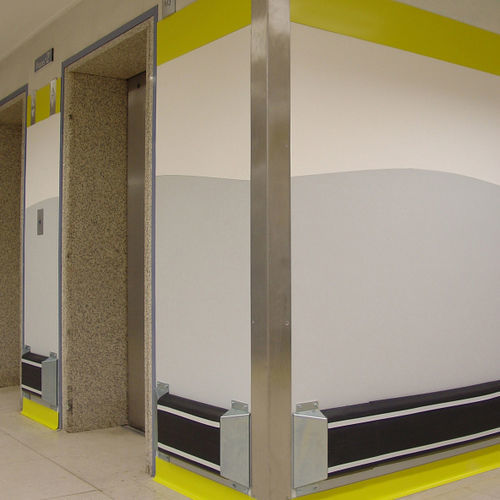 Protection murale en acier inoxydable - CGS - STYLA s.r.l. - d'angle