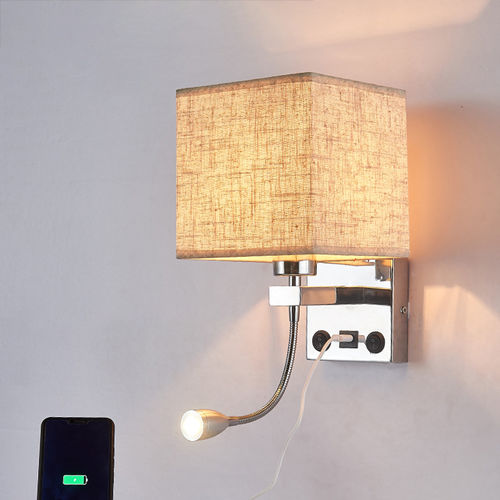 Applique murale contemporaine - KD-LWL-ALUK30 - kindom opto-electronic co.,ltd - d'intérieur / en aluminium / en tissu