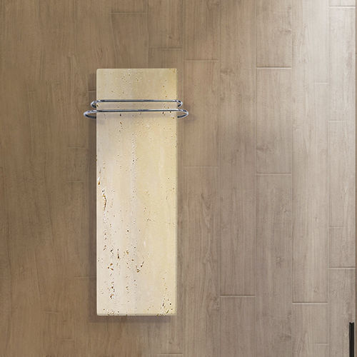Radiateur sèche-serviette électrique - Le Fante Travertino - Chaleur Naturelle - 1001 w...1500 w / contemporain / en pierre naturelle