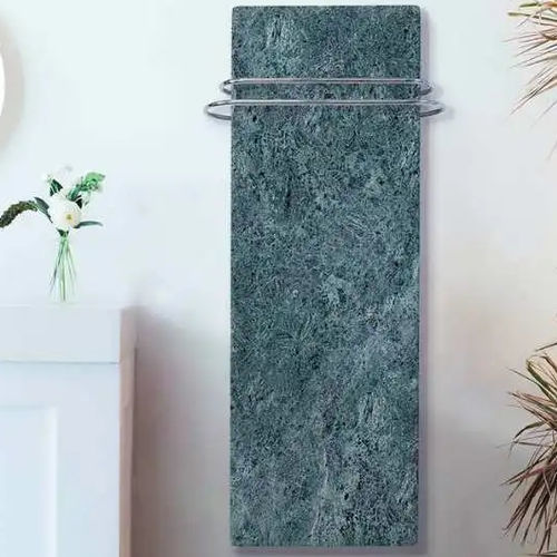 Radiateur sèche-serviette électrique - Le Fante Verde Guatemala - Chaleur Naturelle - 1001 w...1500 w / en pierre naturelle / vert
