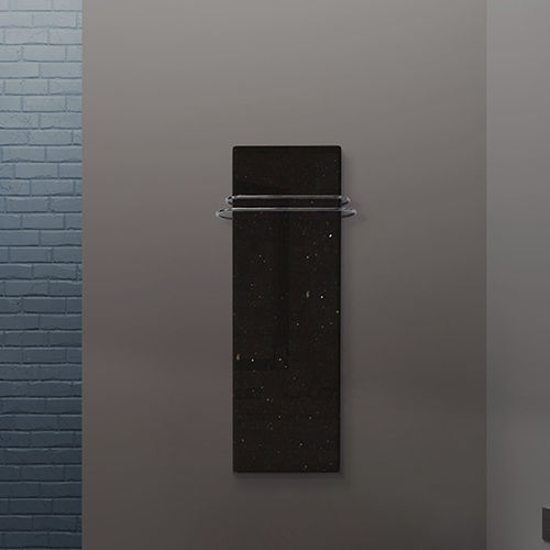 Radiateur sèche-serviette électrique - Le Fante Black Galaxy - Chaleur Naturelle - 500 w / contemporain / en pierre naturelle