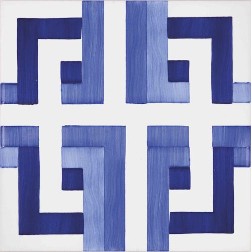 Carrelage en céramique - Blue Type 14 - mavi ceramica - émaillé / d'intérieur / de salle de bain