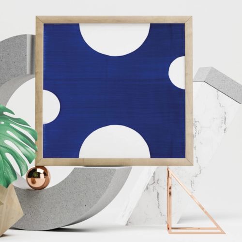 Carrelage en céramique - Cerchi vuoti - mavi ceramica - émaillé / semi-brillant / peint