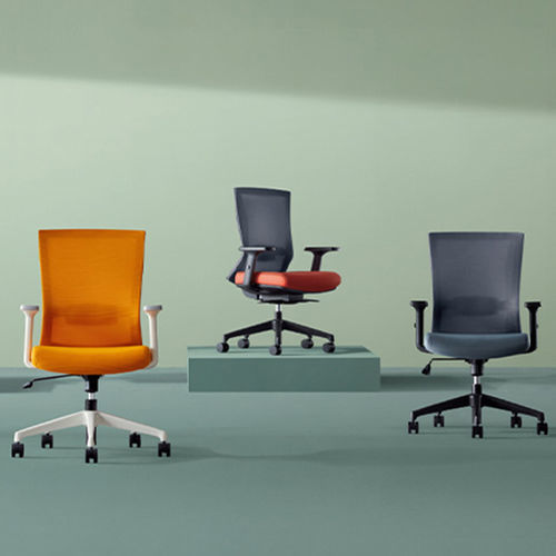 Chaise de travail en tissu - Iron  - Zhejiang Sunon Furniture Manufacture Co., Ltd. - en métal / en plastique / tapissée