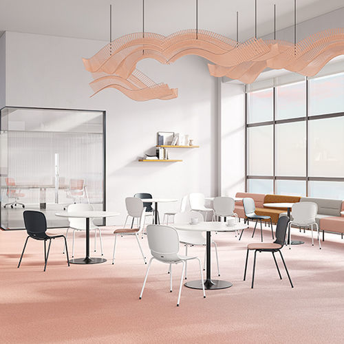 Chaise contemporaine - CMD series - Zhejiang Sunon Furniture Manufacture Co., Ltd. - d'intérieur / en PP / avec piètement en bois