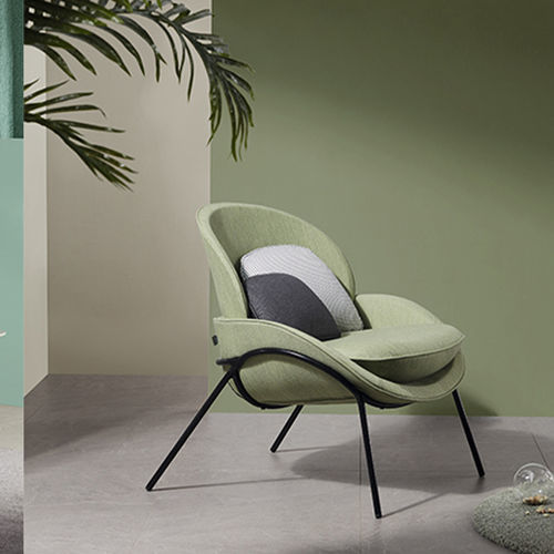 Fauteuil contemporain - UU - Zhejiang Sunon Furniture Manufacture Co., Ltd. - en tissu / avec coussin amovible / gris