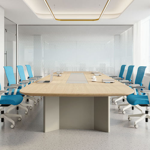 Table de conférence contemporaine - MT SERIES - Zhejiang Sunon Furniture Manufacture Co., Ltd. - en noyer / avec piètement en bois / rectangulaire
