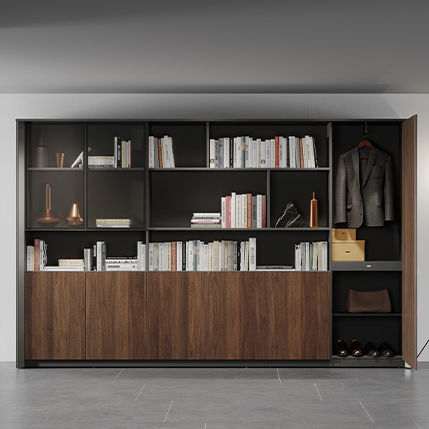 Bibliothèque contemporaine - Maxim - Zhejiang Sunon Furniture Manufacture Co., Ltd. - pour stockage / en bois / en verre