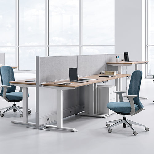 Bureau pour open space - Surflex - Zhejiang Sunon Furniture Manufacture Co., Ltd. - sur pied / contemporain / en chêne
