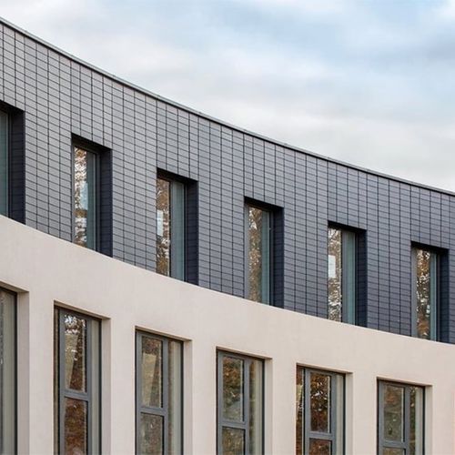 Système de façade en fibro-ciment - NOVUM - Cedral - résistant au feu / résistant aux intempéries
