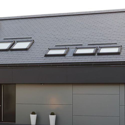 Toiture plate - DOUBLE PATTERN - Cedral - en fibro-ciment / aspect ardoise / ignifuge